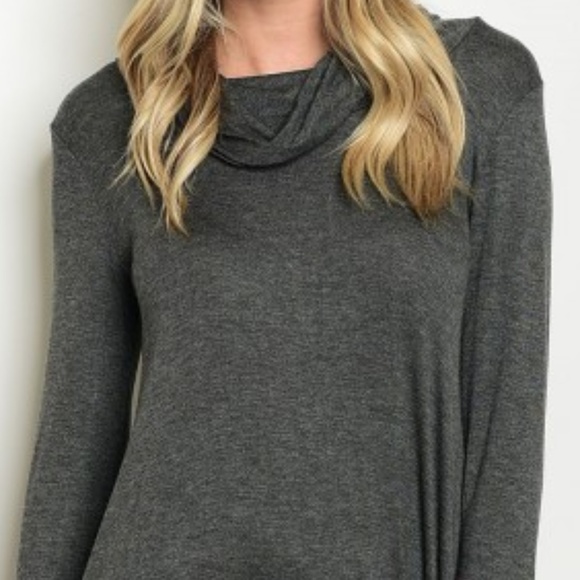 CHARCOAL PLAID DRESS - Picture 6 of 10